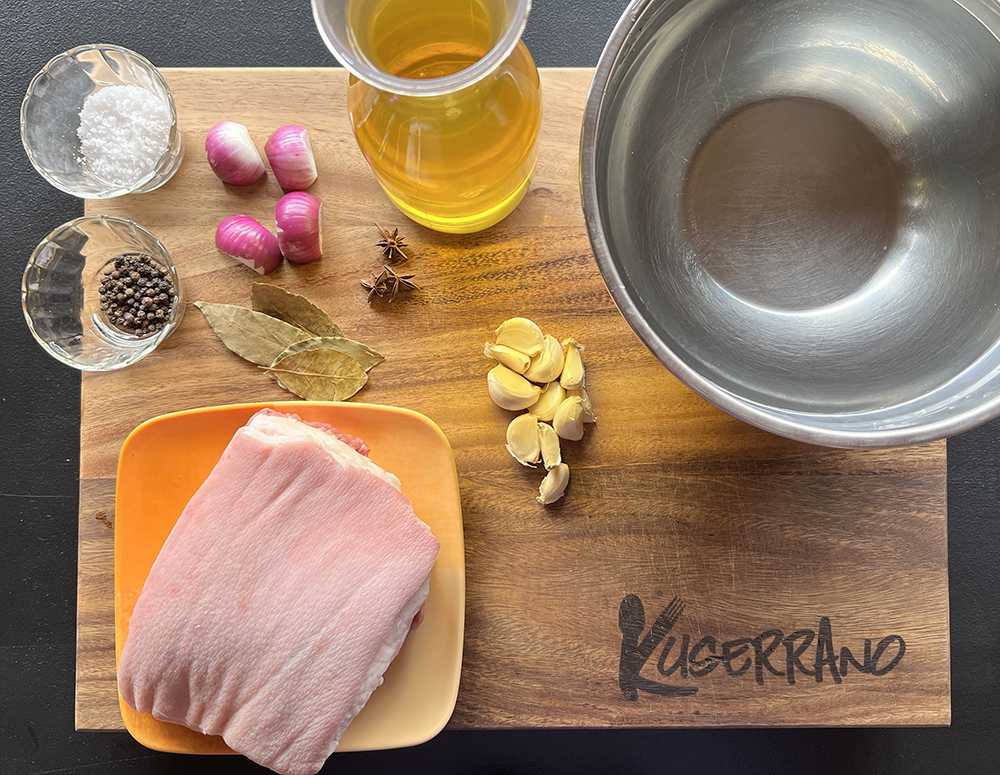 crispy pork belly ingredients